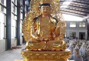 河南手工精雕如来佛塑像
