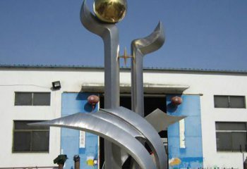 河南中领雕塑：不锈钢树叶雕塑，精美绝伦