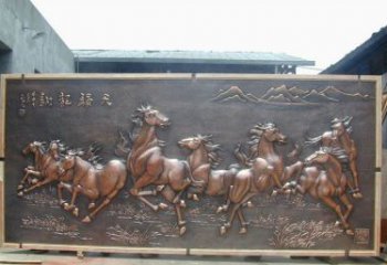 河南中领雕塑：古典造型的精美马雕塑