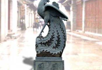 河南匠心之作——青石仿古凤凰雕塑