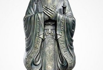河南青铜孔子像——独特的品格雕塑