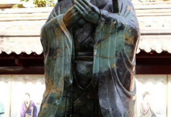河南青铜孔子行教像，把智慧和精神传承