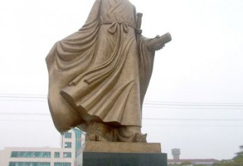 河南屈原雕塑，华夏悠久文化之精粹