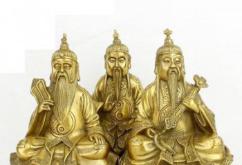 河南三清祖师神像铜雕，古典经典展现
