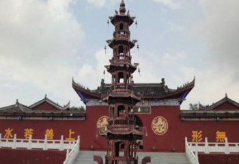 河南三足铜香炉雕塑，精美绝伦
