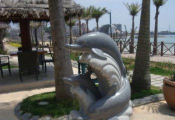 河南海豚雕塑，让海洋之声带给你温暖
