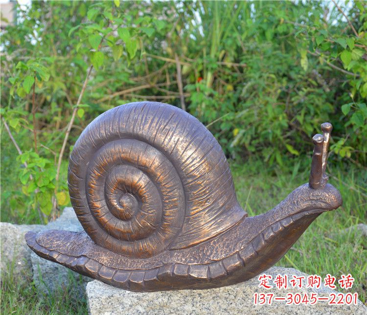 河南蜗牛铜雕塑