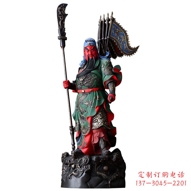 河南武财神关二爷雕塑