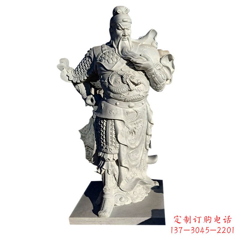河南武财神关羽石雕