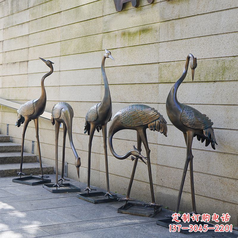 河南仙鹤不锈钢雕塑