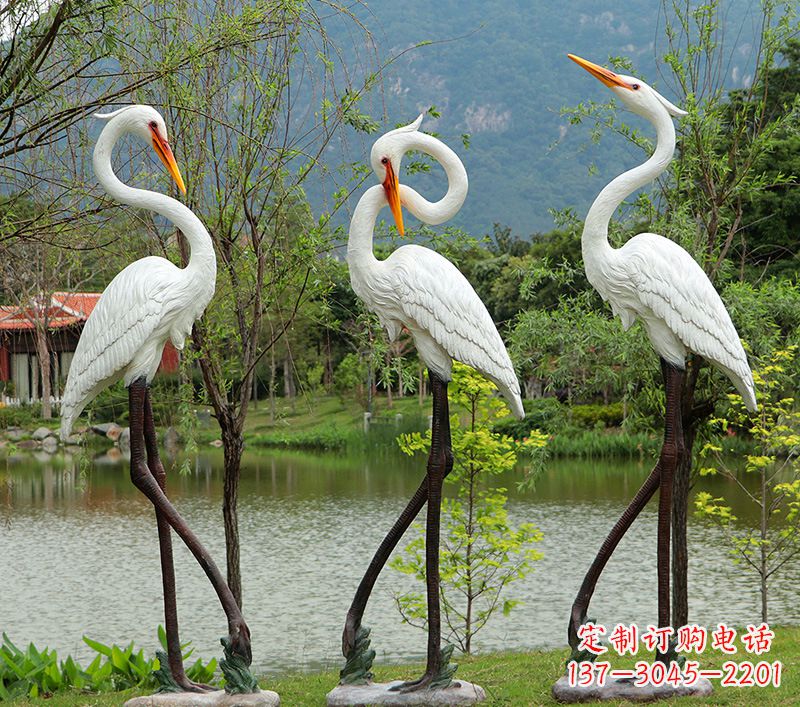 河南仙鹤的雕塑