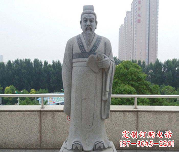 河南先秦法家代表人物商鞅石雕