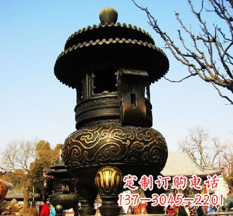 河南香炉铜雕塑
