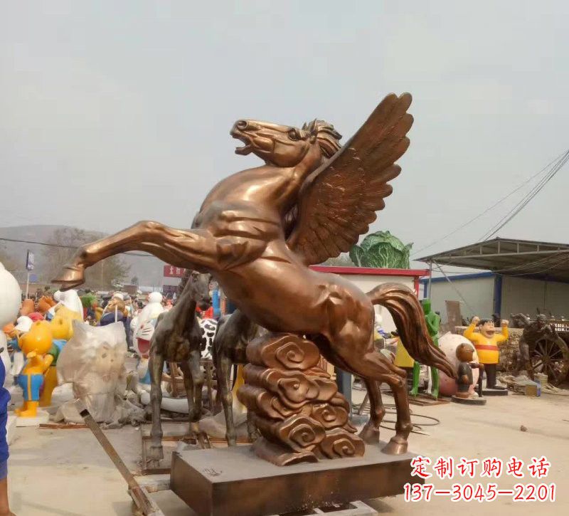 河南祥云飞马铜雕