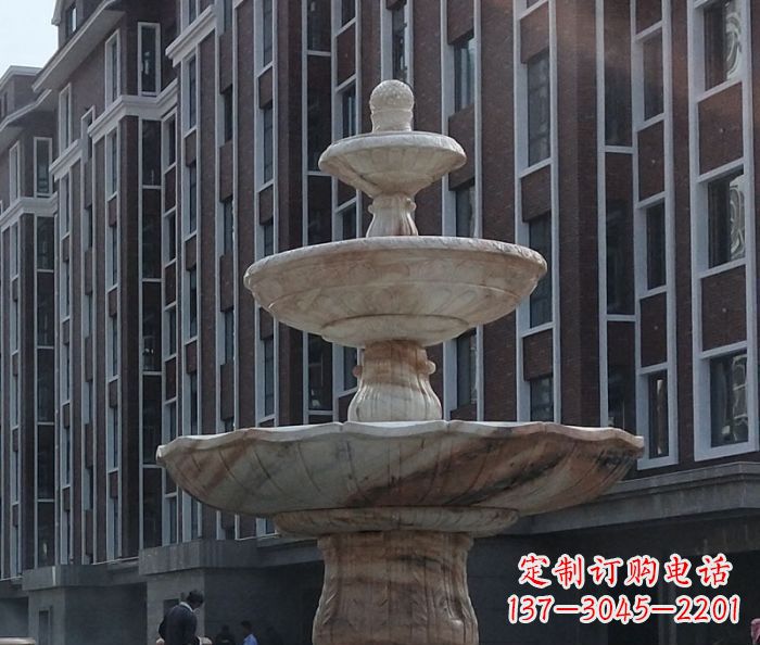 河南小区景观大型喷泉石雕 (6)