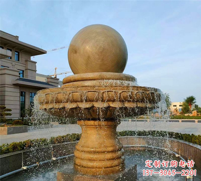 河南小区石喷泉雕塑