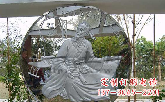 河南校园不锈钢名人浮雕