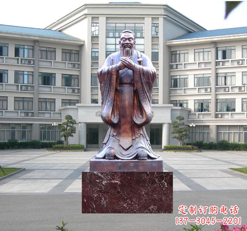河南校园雕塑孔子 (2)
