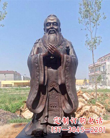 河南校园孔子雕像 (2)