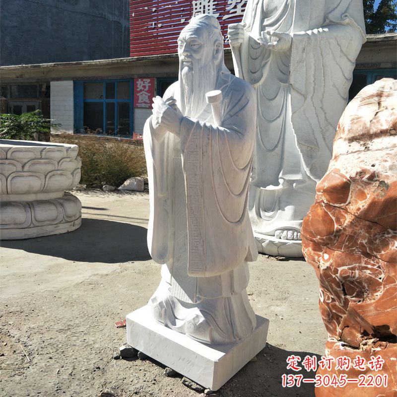 河南校园孔子像雕塑