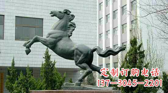 河南校园龙马精神铜雕