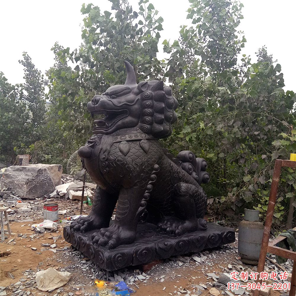 河南獬豸铸铜雕塑