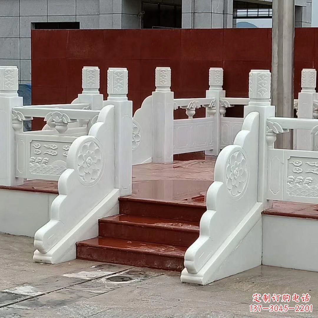 河南学校校园国旗台石雕
