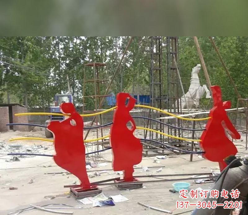河南音符剪纸雕塑不锈钢
