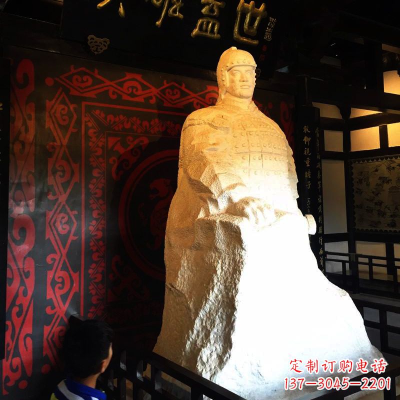 河南英雄盖世楚霸王石雕像