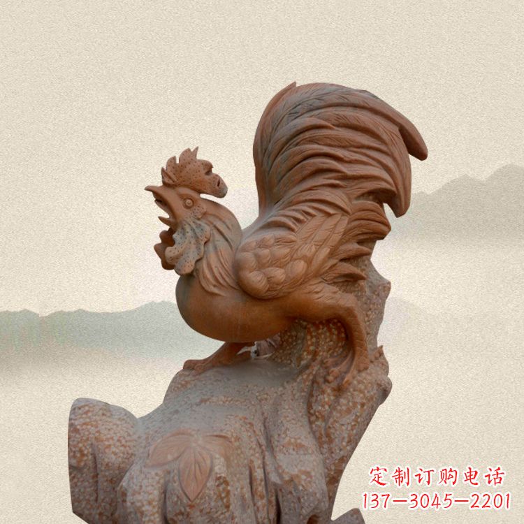 河南酉鸡景观石雕