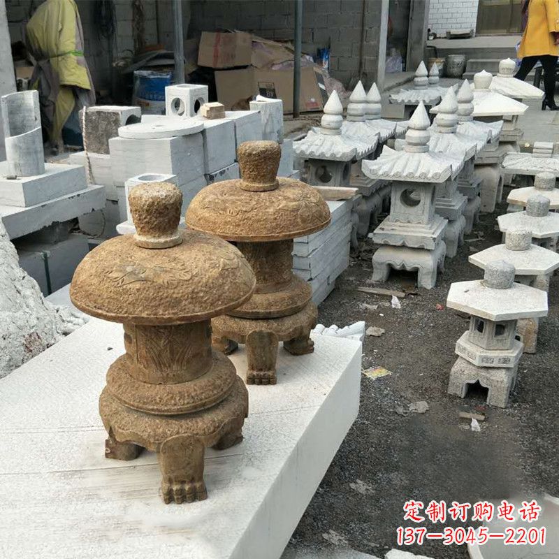 河南园林仿古石灯笼