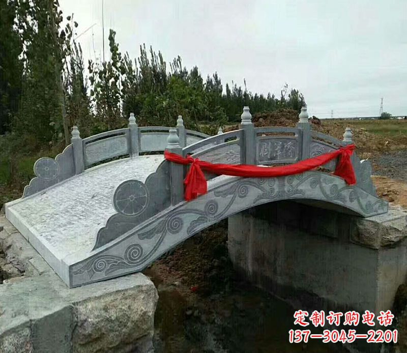 河南园林仿古石拱桥景观雕塑