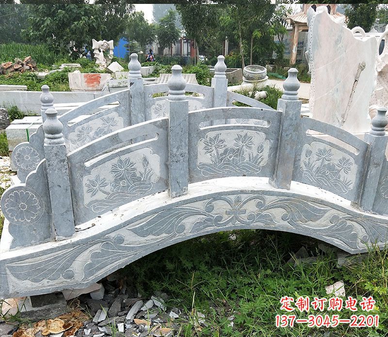 河南园林仿古石拱桥景观石雕 (3)