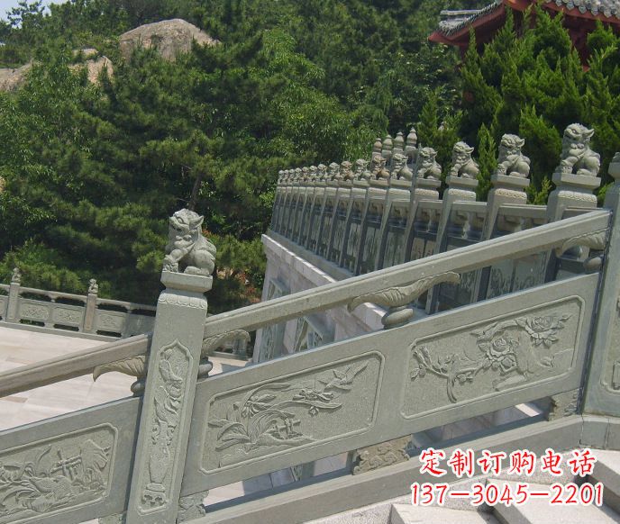 河南园林仿古石栏板景观石雕 (4)