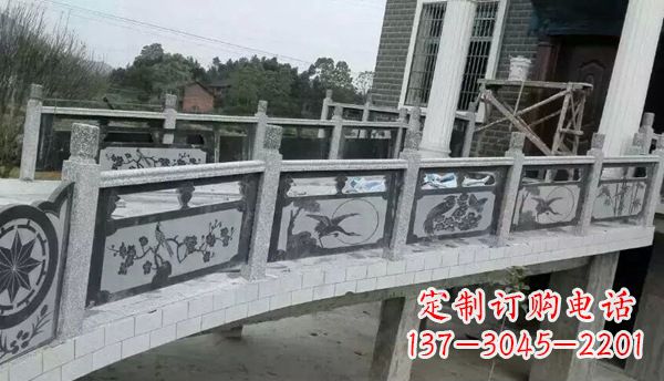 河南园林仿古石栏板景观石雕 (10)
