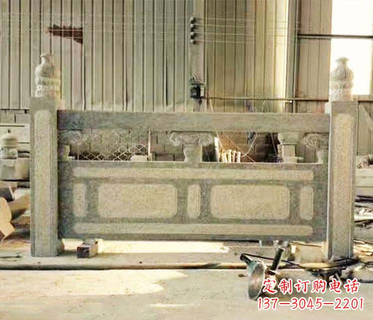 河南园林仿古石栏板景观石雕
