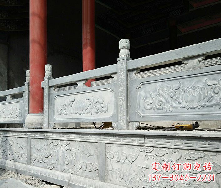 河南园林仿古石栏板景观石雕_1 (3)