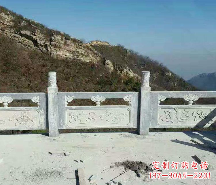 河南园林仿古石栏板景观石雕_2 (3)