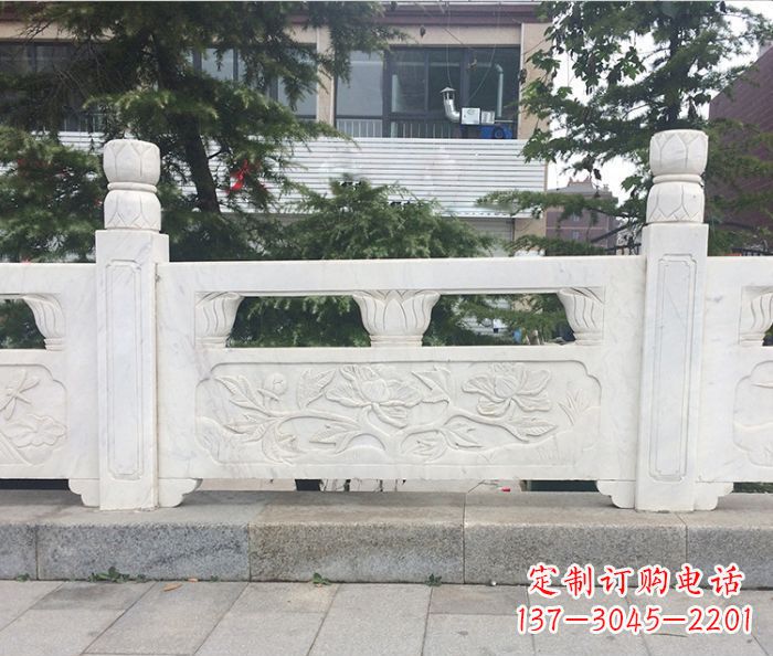 河南园林景观大理石浮雕栏板 (2)