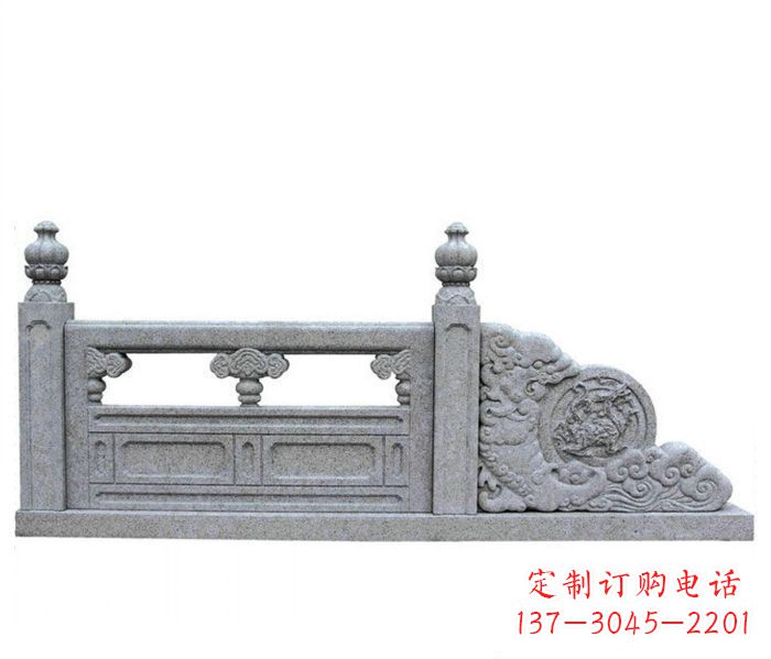 河南园林景观大理石栏板雕塑 (2)