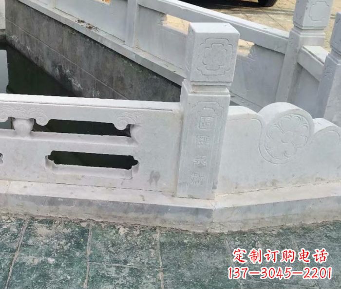 河南园林景观大理石栏板雕塑 (7)