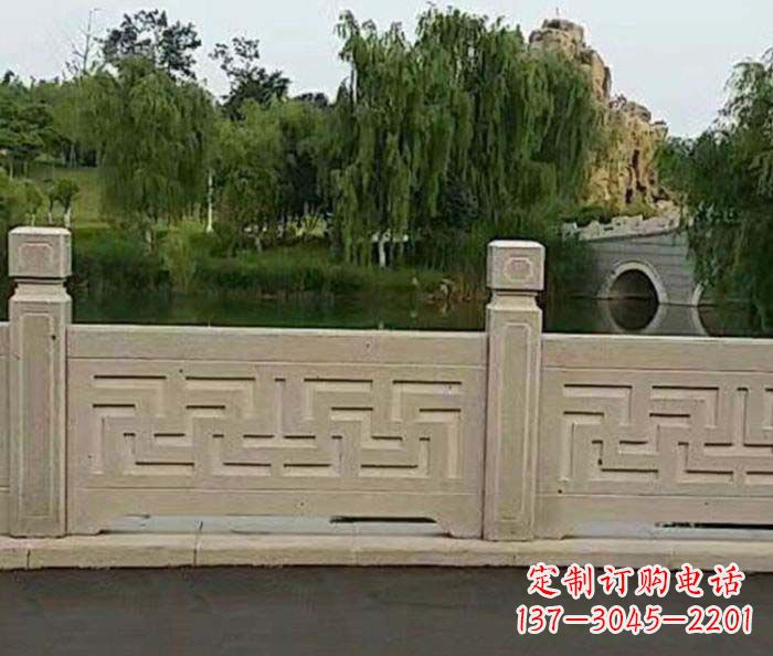 河南园林景观大理石栏板石雕 (4)