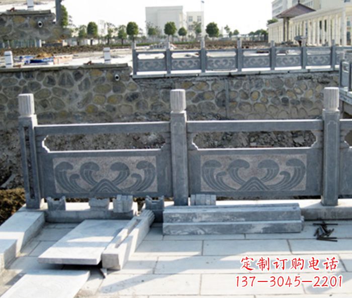 河南园林景观大理石栏板石雕 (11)