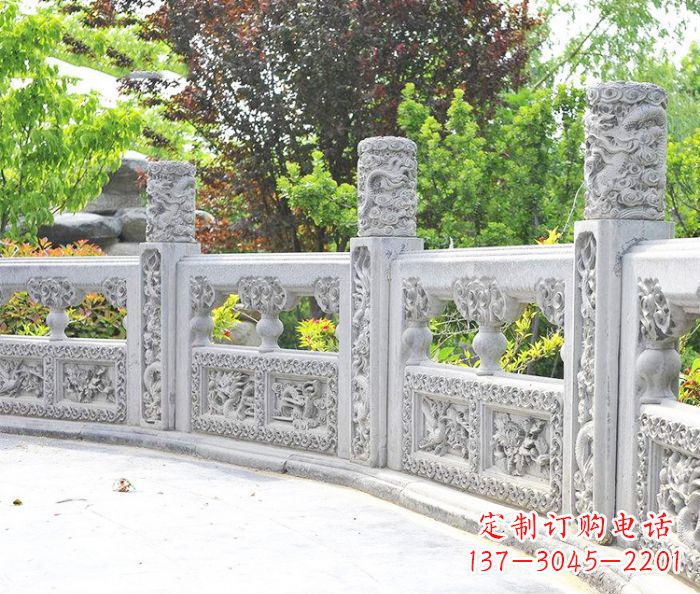 河南园林景观大理石栏板石雕 (9)