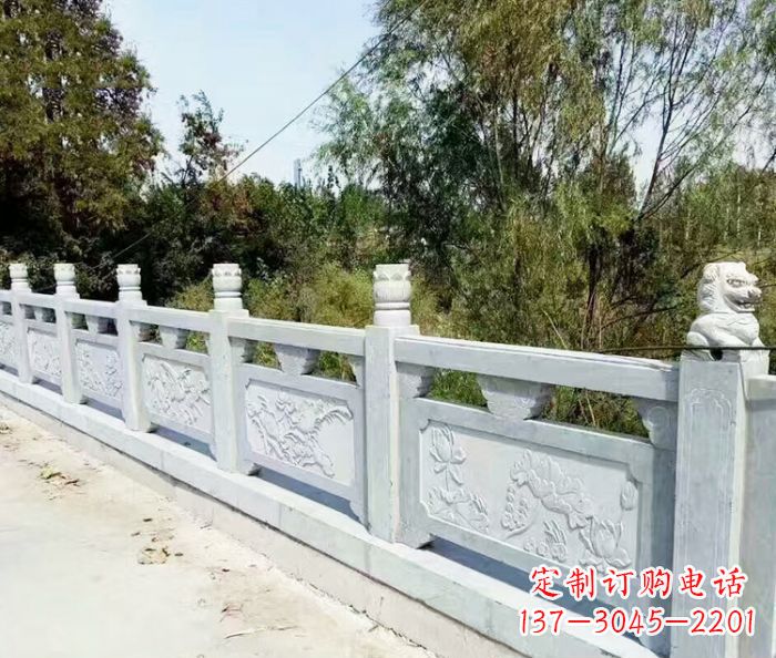 河南园林景观大理石栏板石雕_1