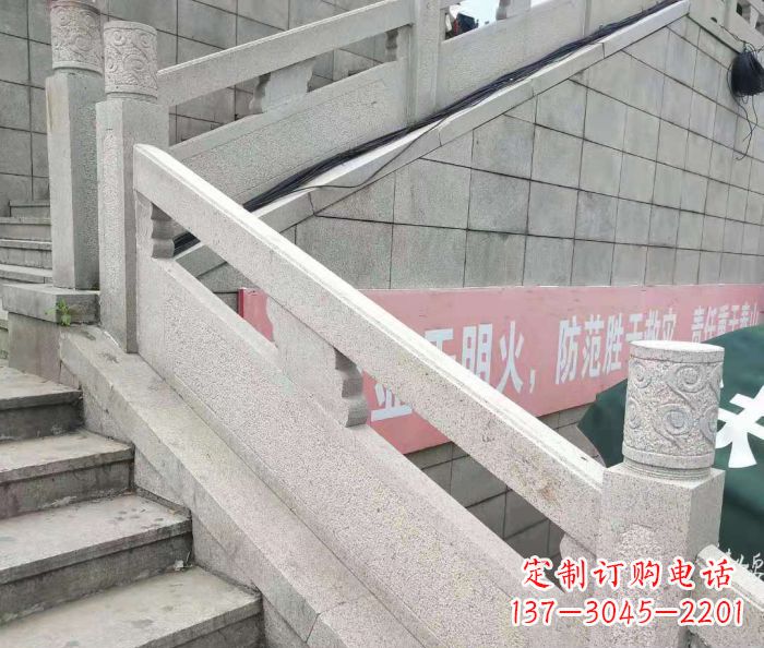 河南园林景观大理石桥栏板石雕_1 (2)