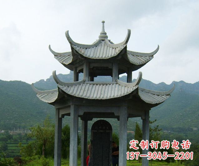 河南园林景观仿古凉亭石雕