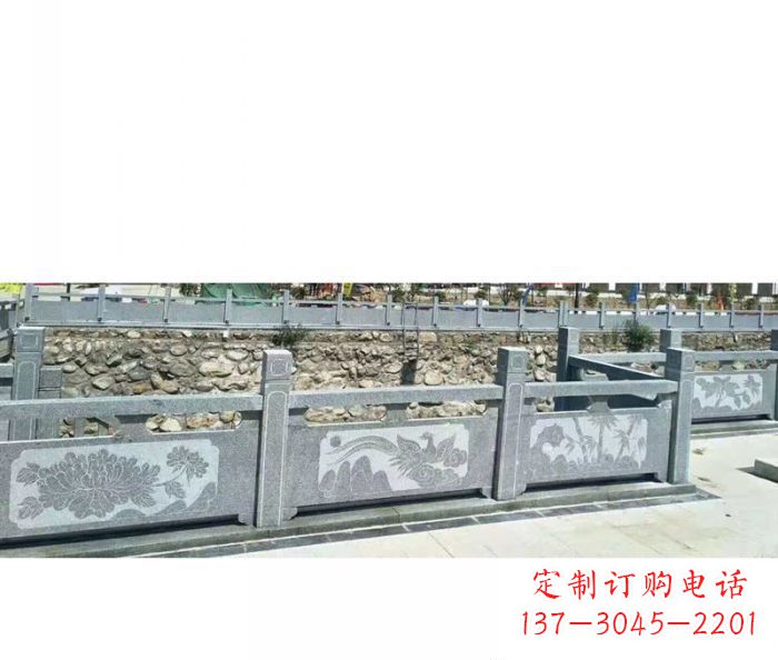 河南园林景观仿古石雕栏板 (5)