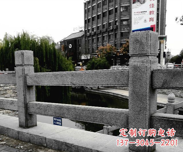 河南园林景观仿古石雕栏板 (9)