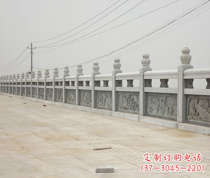 河南园林景观仿古石雕栏板_2